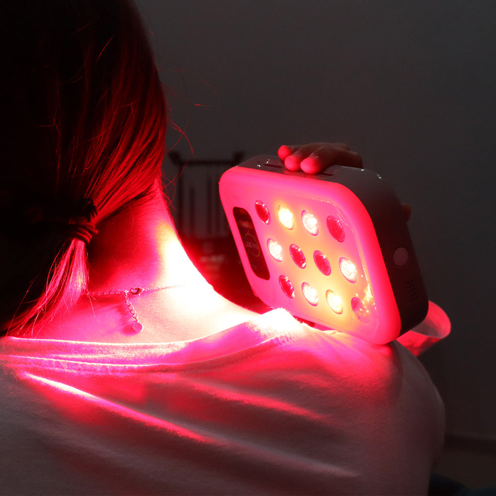 SUPER Lichttherapie-Wecker angeschaltet als Therapieleuchte